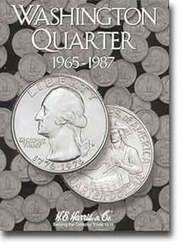 洋楽 Whitman Washington Quarters 1965-1987 1965-1987 Washington Quarter set with Whitman folder